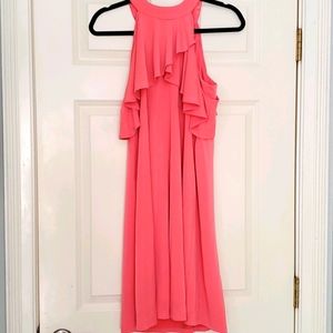 New PINK high neck maternity dress